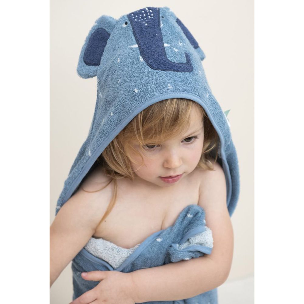 Trixie - Hooded Towel - Mrs. Elephant - 70x130cm