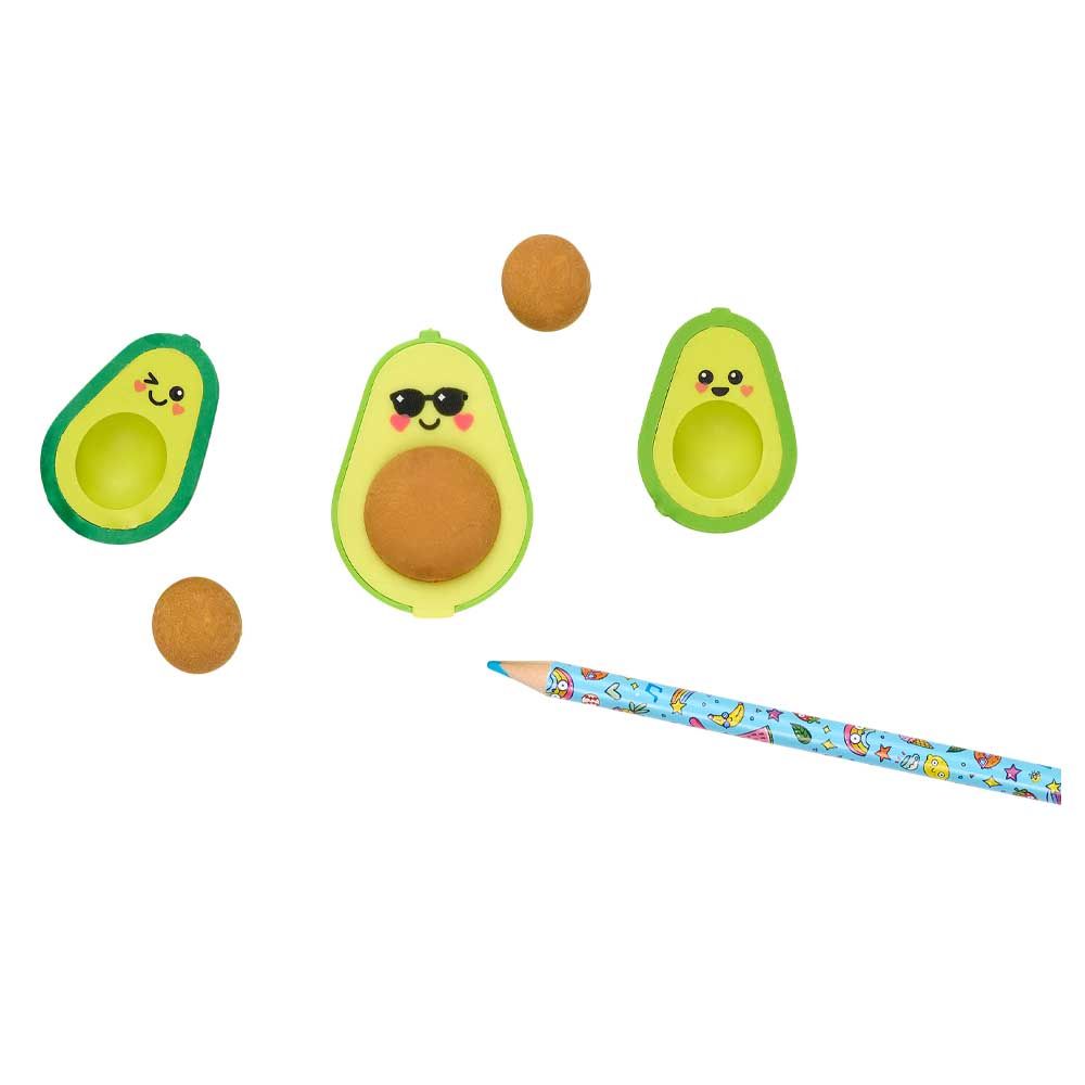 Ooly - Avocado Love Eraser & Sharpener