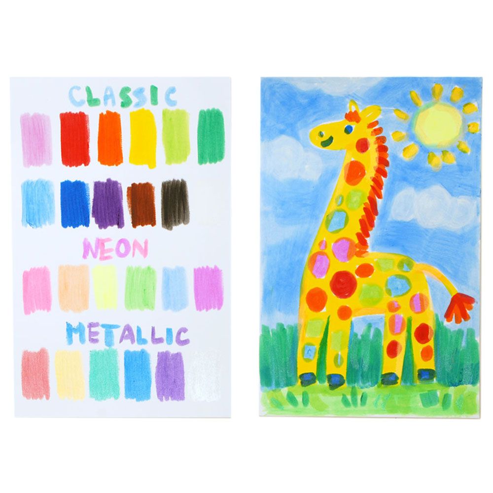 Ooly - Chunkies Paint Sticks - Set Of 24 - Variety Pack