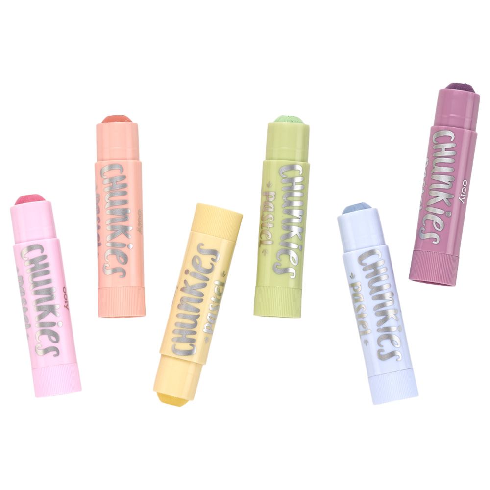 Ooly - Chunkies Paint Sticks - Set Of 6 - Pastels