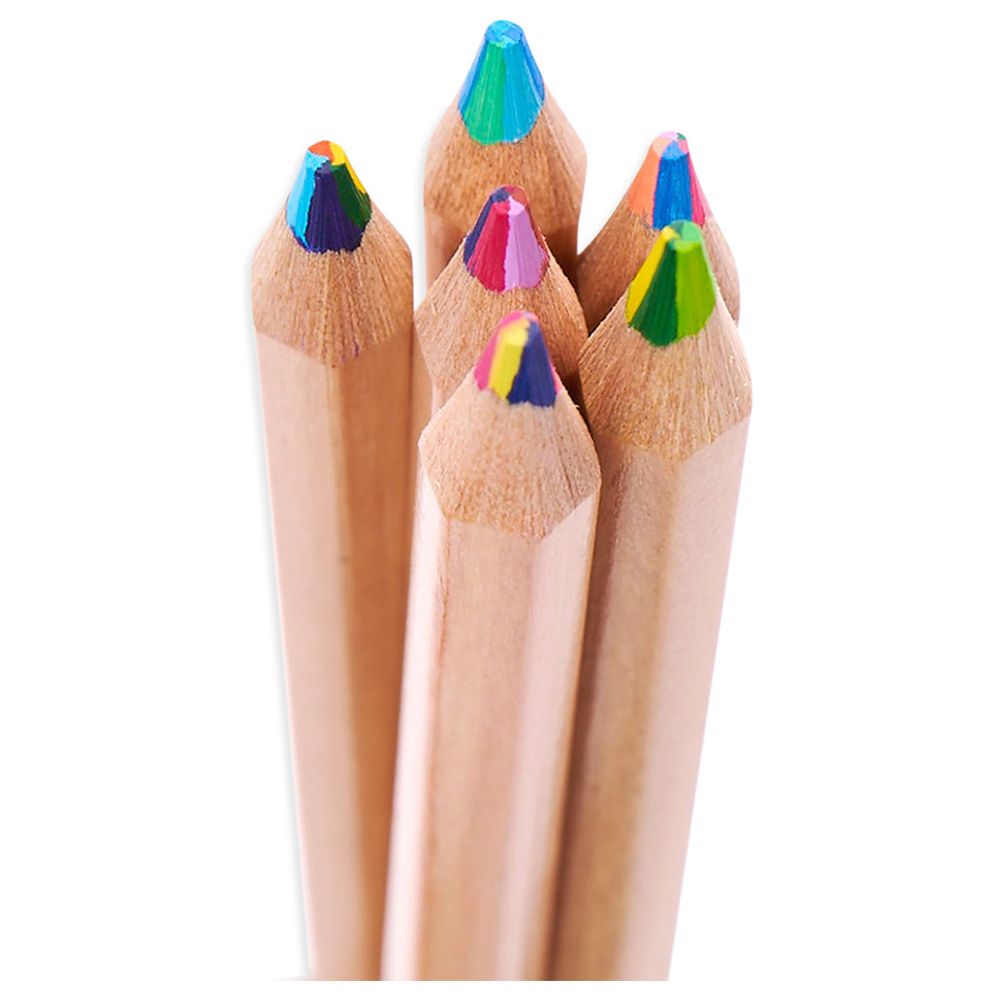 Ooly - Kaleidoscope Multi Coloured Pencils - Set Of 6