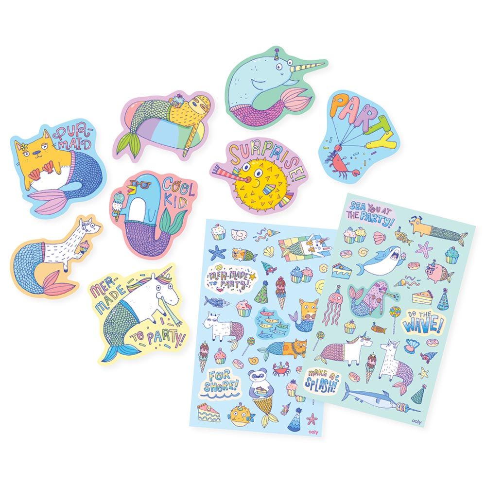 Ooly - Scented Scratch Stickers - Mer-Made To Party 