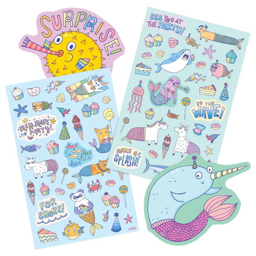 Ooly - Scented Scratch Stickers - Mer-Made To Party 