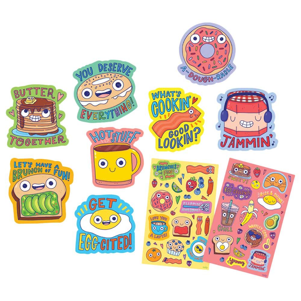 Ooly - Scented Scratch Stickers - Brunch Buddies