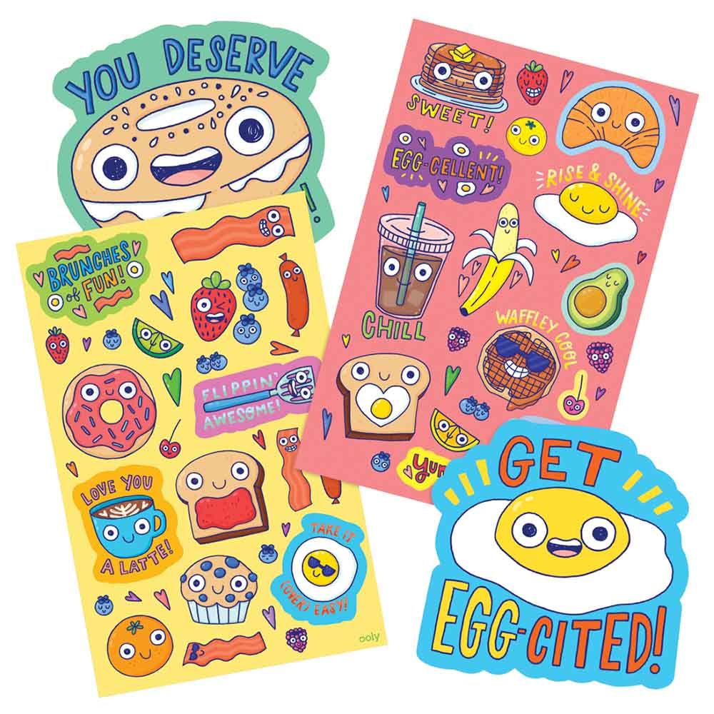 Ooly - Scented Scratch Stickers - Brunch Buddies