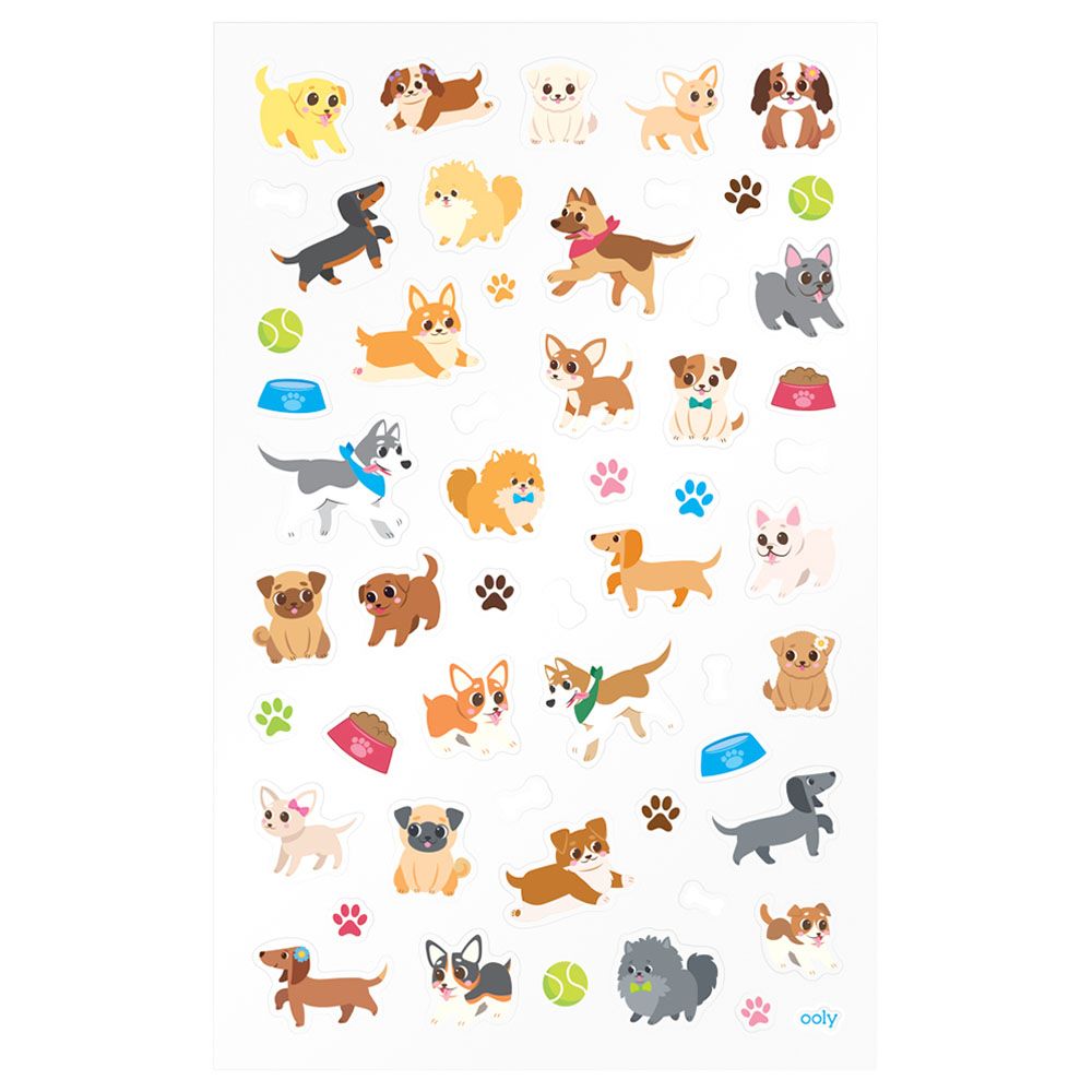 Ooly - Stickiville Stickers - Standard - Puppy Love