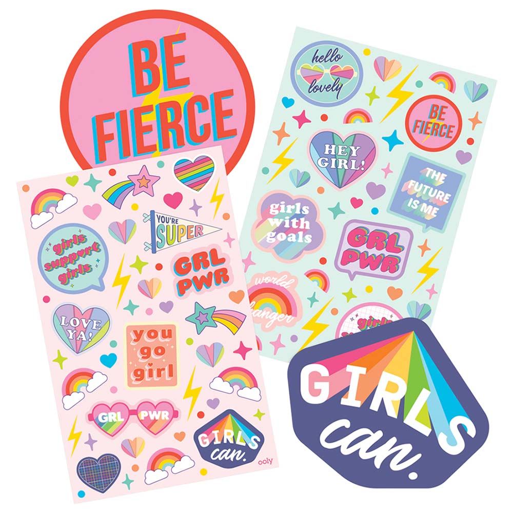 Ooly - Scented Scratch Stickers - Girl Power 