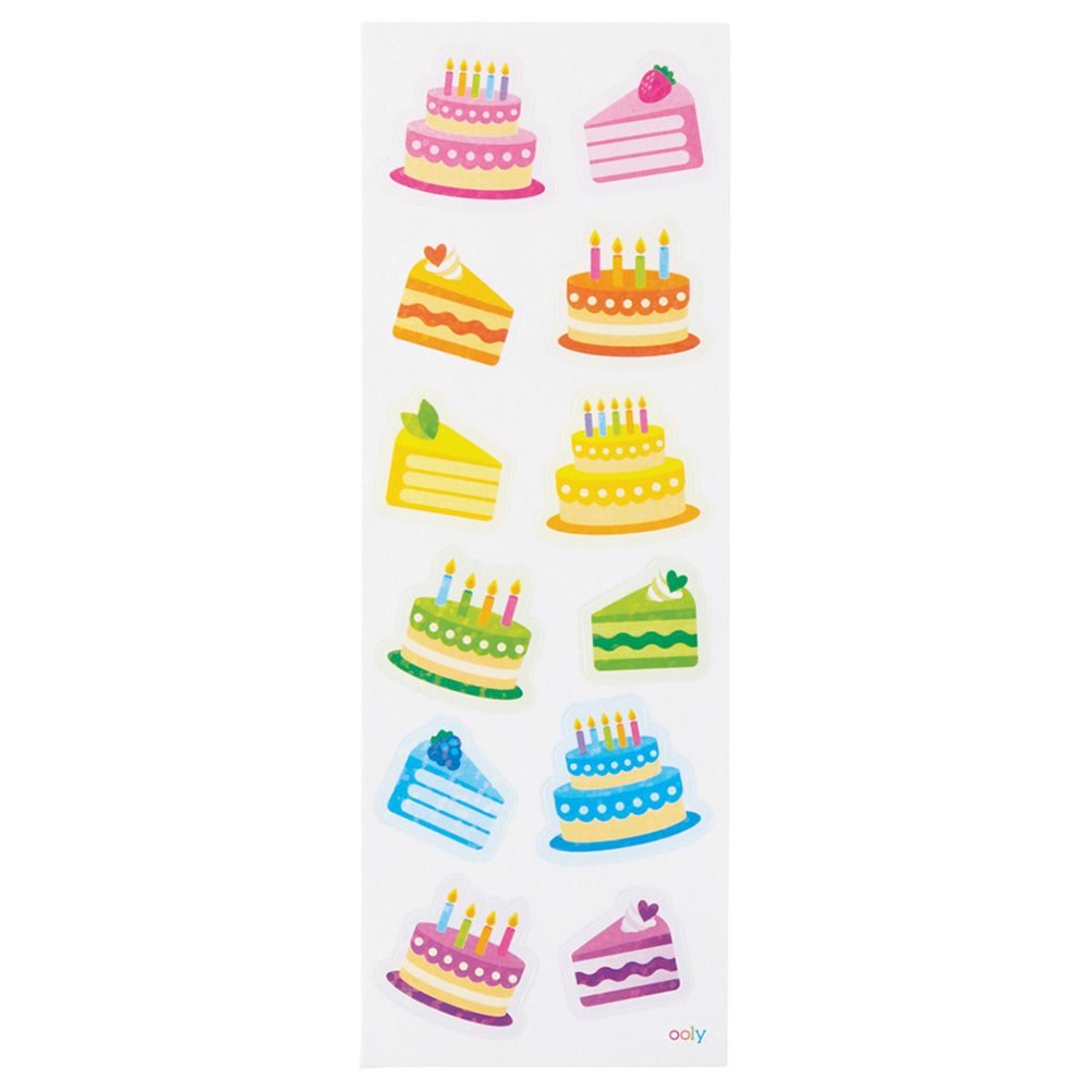 Ooly - Stickiville Stickers - Skinny - Birthday Cakes