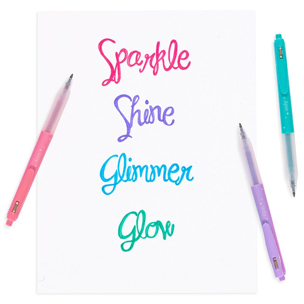 Ooly - Oh My Glitter! Gel Pens - Set Of 4