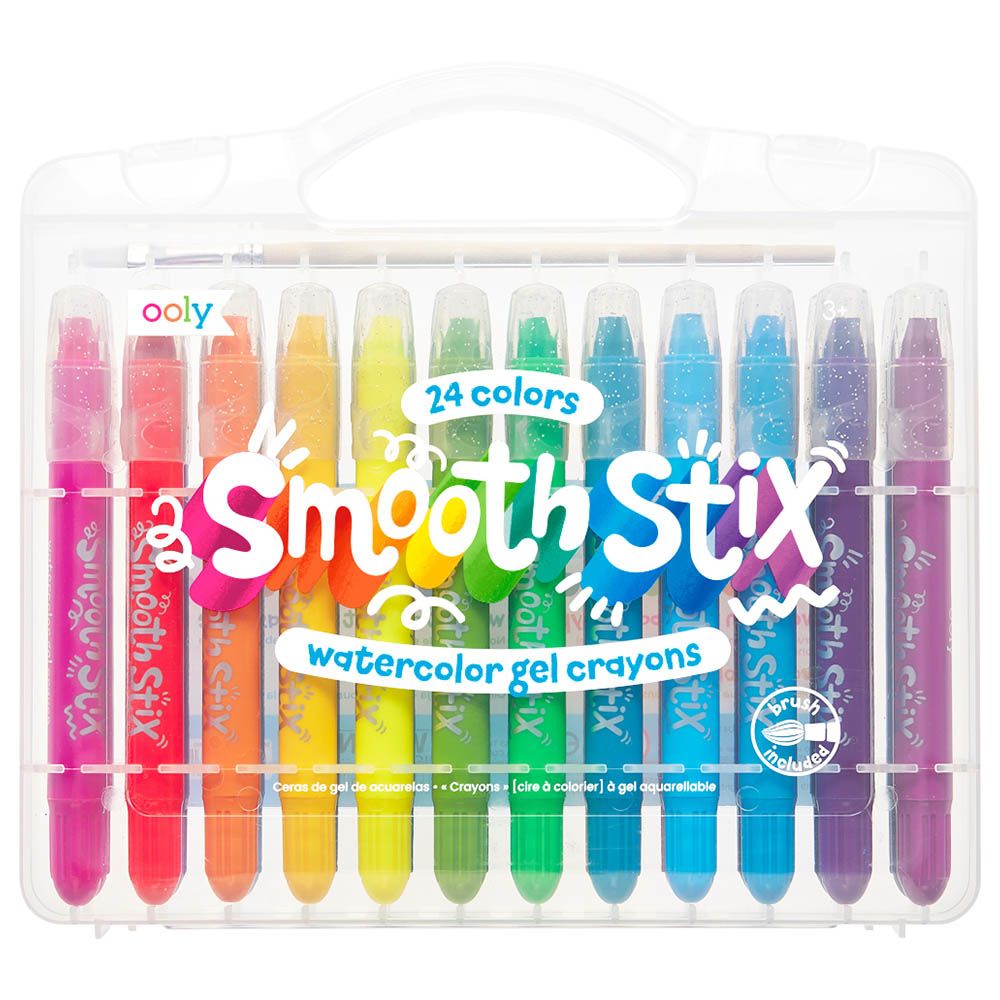 Ooly - Smooth Stix Watercolour Gel Crayons - 25 Pc Set