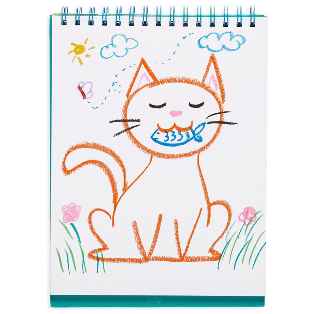 Ooly - Cat Parade Watercolour Gel Crayons - Set Of 12 