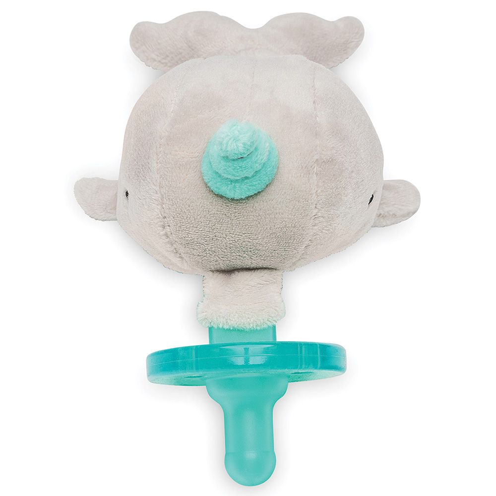 WubbaNub - Marni Narwhal Pacifier - Grey