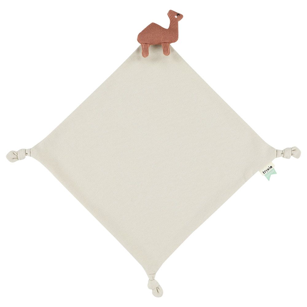 Trixie - Baby Comforter/Security Blanket - Camel