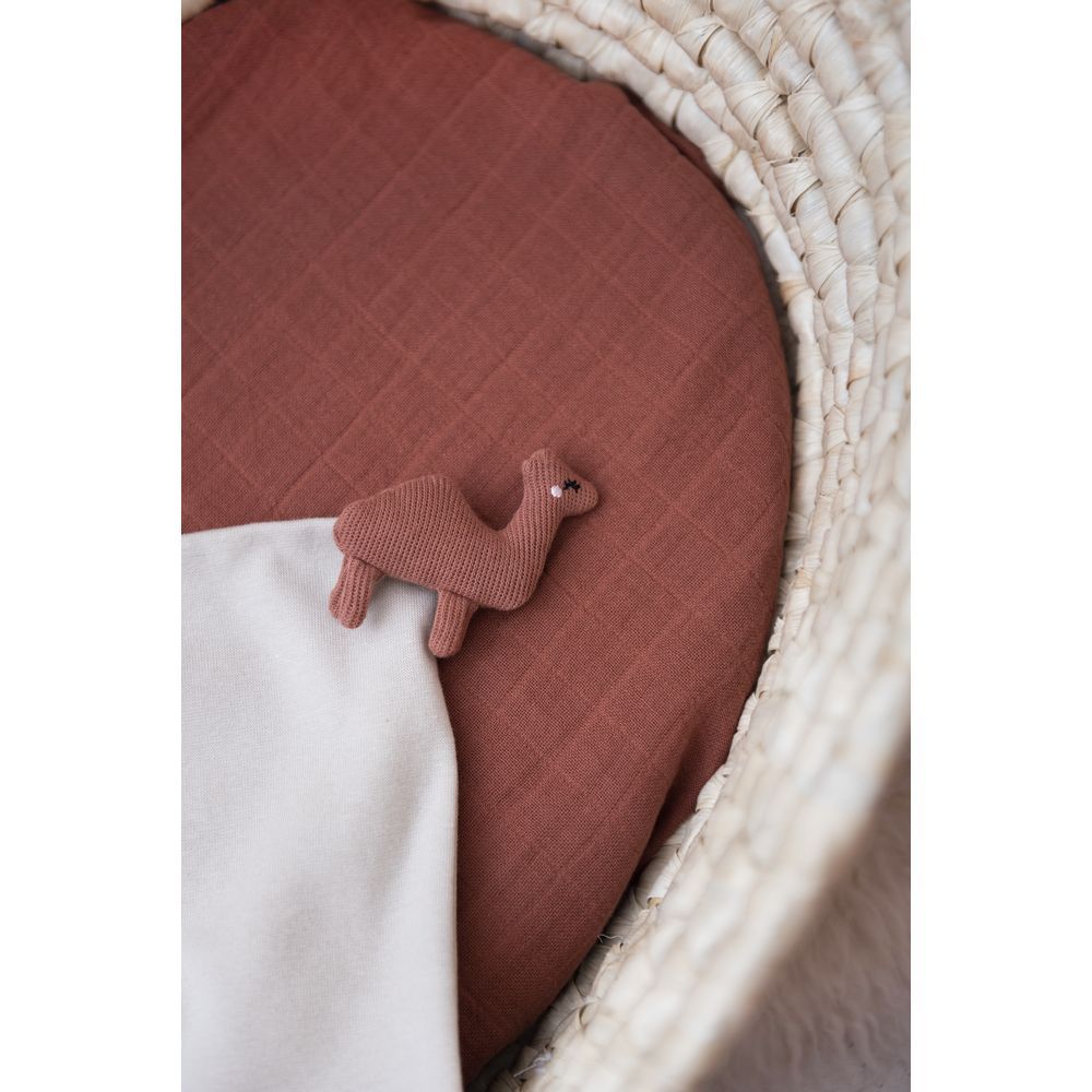 Trixie - Baby Comforter/Security Blanket - Camel