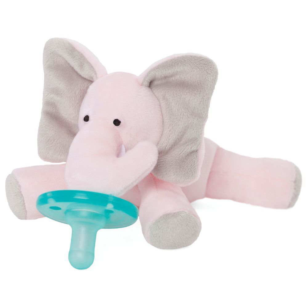 WubbaNub - Pink Elephant Infant Pacifier