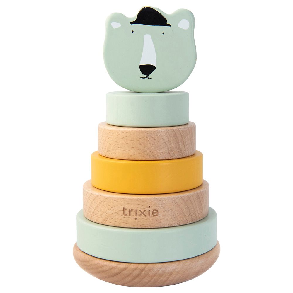 Trixie - Wooden Stacking Toy - Mr. Polar Bear