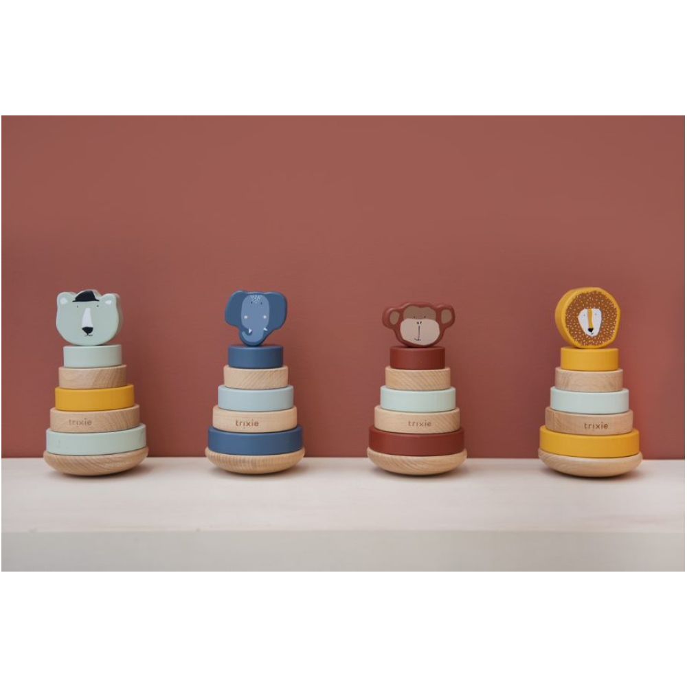 Trixie - Wooden Stacking Toy - Mr. Lion