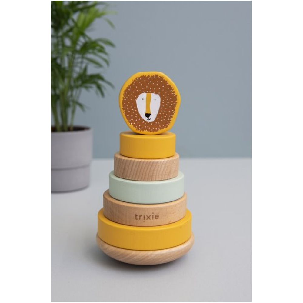 Trixie - Wooden Stacking Toy - Mr. Lion