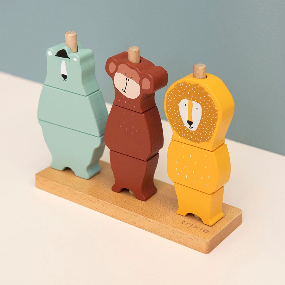 Trixie - Wooden Animal Puzzle Stacker