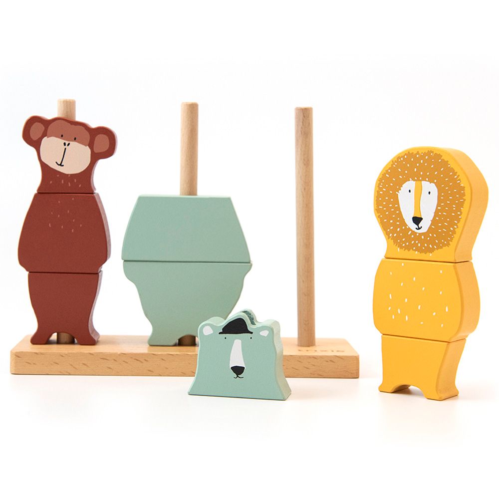 Trixie - Wooden Animal Puzzle Stacker