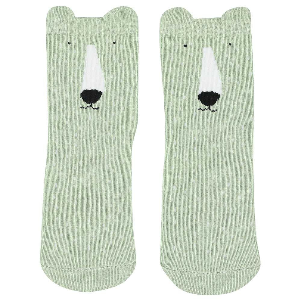 Trixie - Mr. Polar Bear Socks - Mint