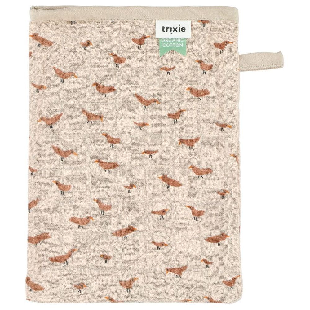 Trixie - Muslin Washcloths - Pack of 3 - Babbling Birds