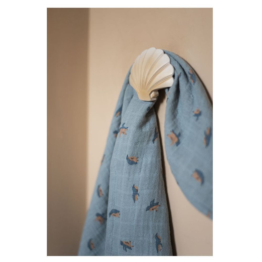 Trixie - 3pc-Set - Muslin Cloths 55x55cm - Peppy Penguins