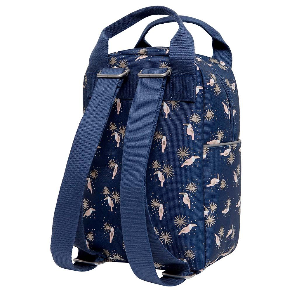 Petit Monkey - Backpack Toucans Large - Blue - 14.5-Inch