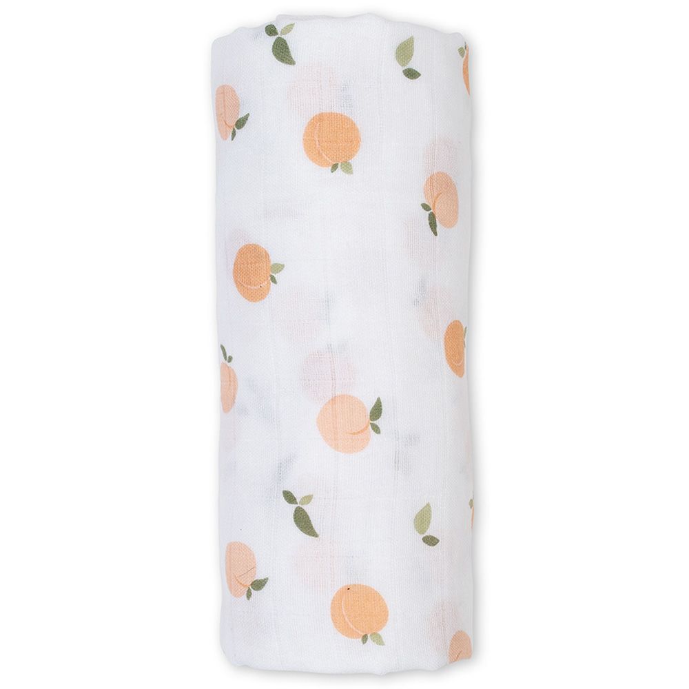 Lulujo - Muslin Swaddle - L - Peaches