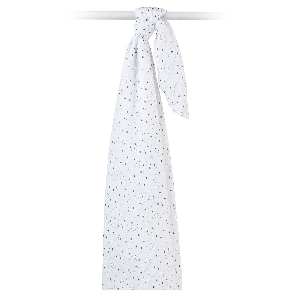 Lulujo - Muslin Swaddle - L - Stars