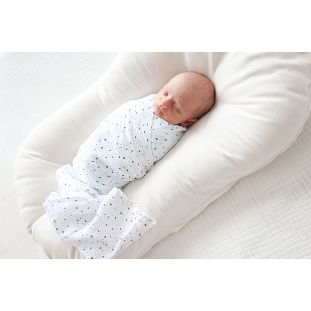 Lulujo - Muslin Swaddle - L - Stars