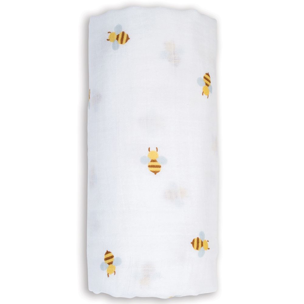 Lulujo - Muslin Swaddle - L - Bees