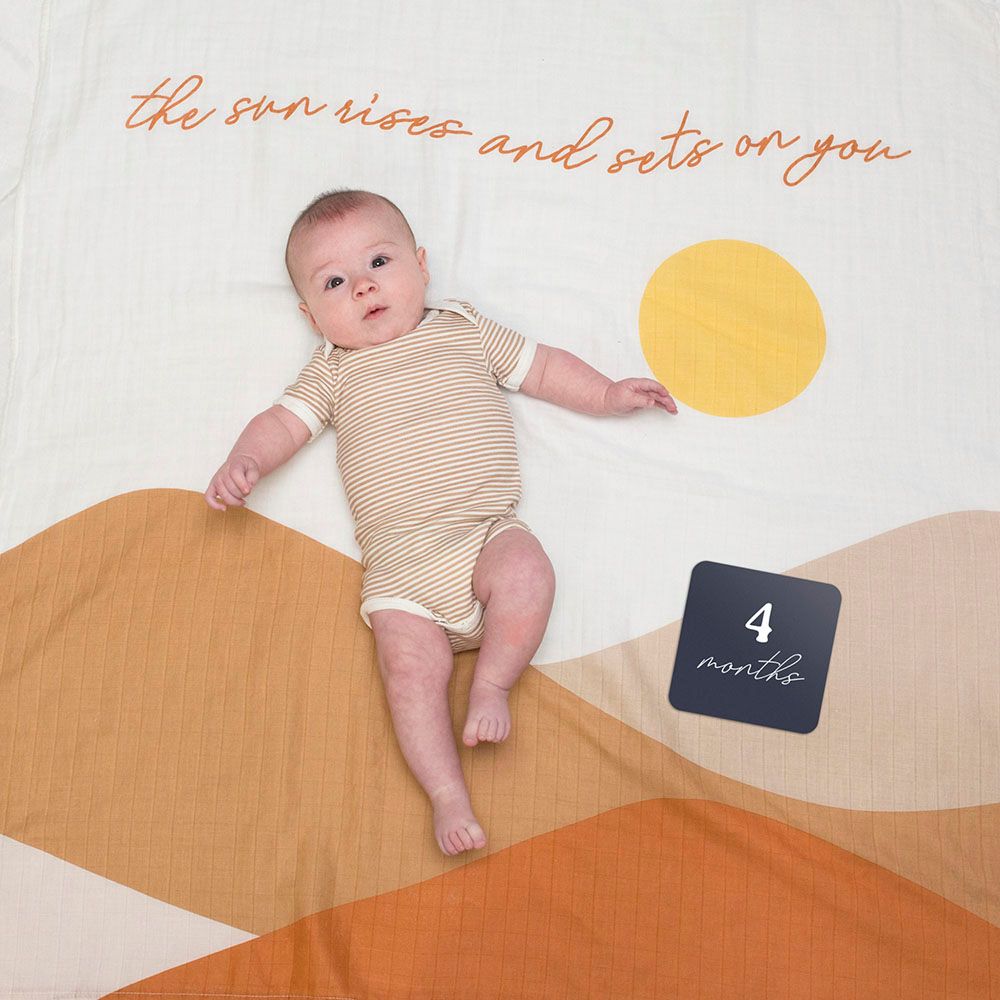 lulujo - First Years Blanket - Sun Rise