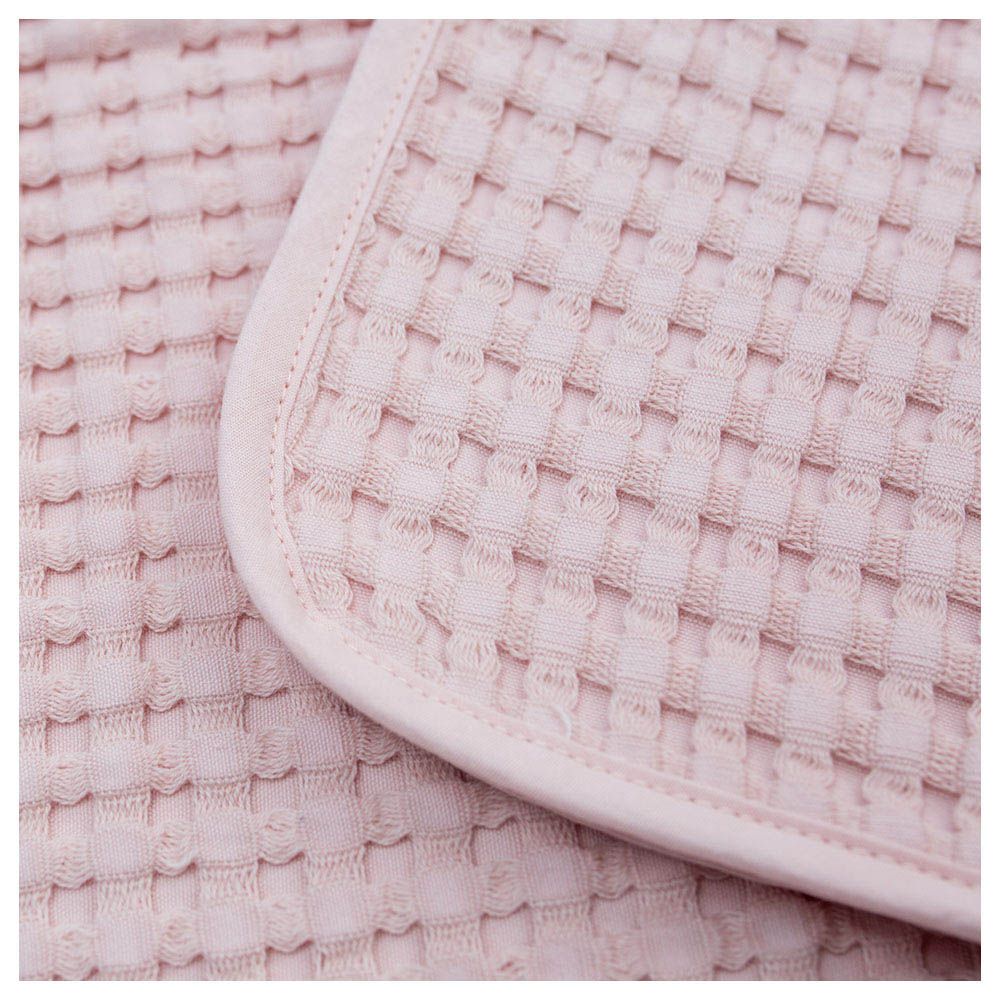 Lulujo - Waffle Blanket 100 x 80 cm - Ballet Slipper