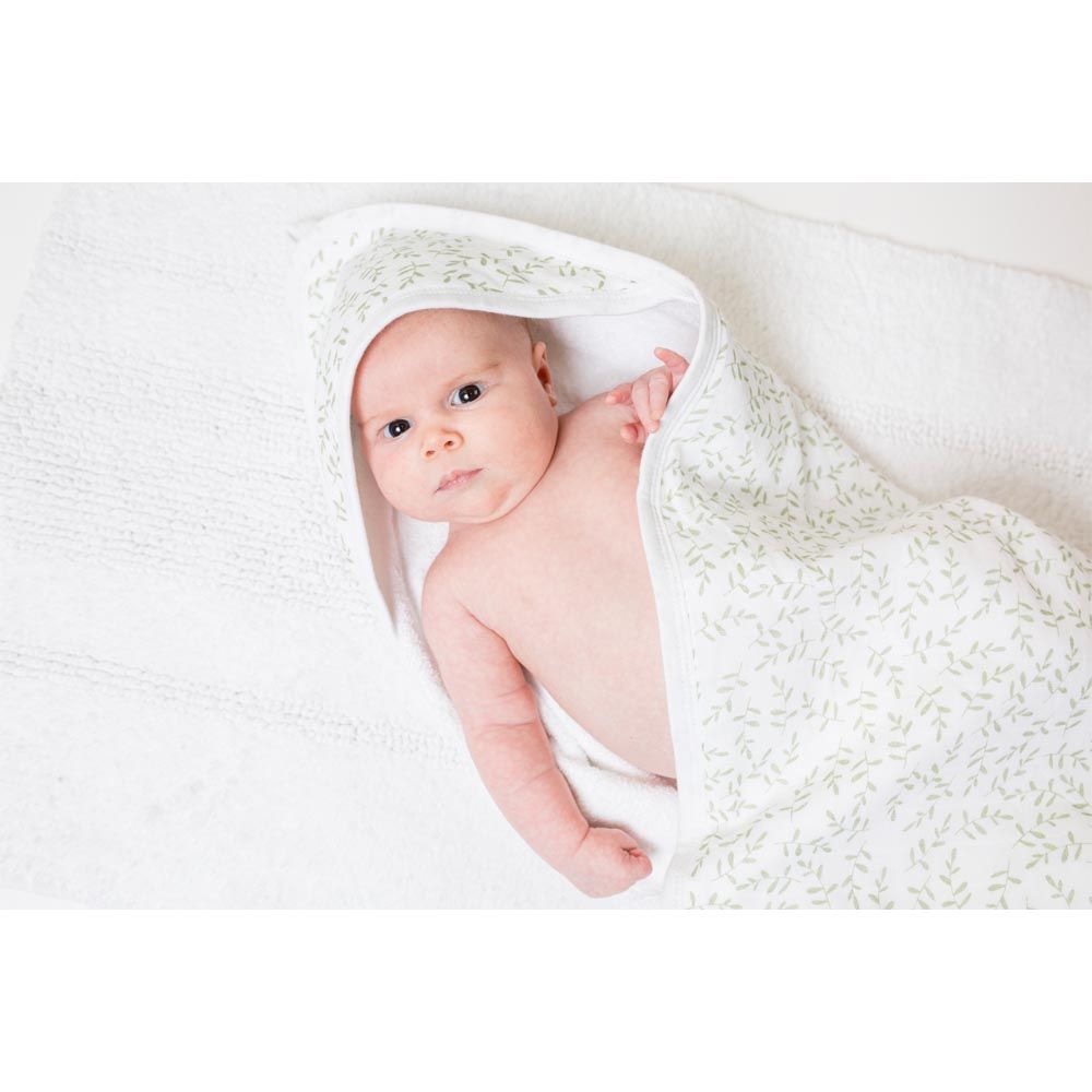 Lulujo - Hooded Towel - Greenery