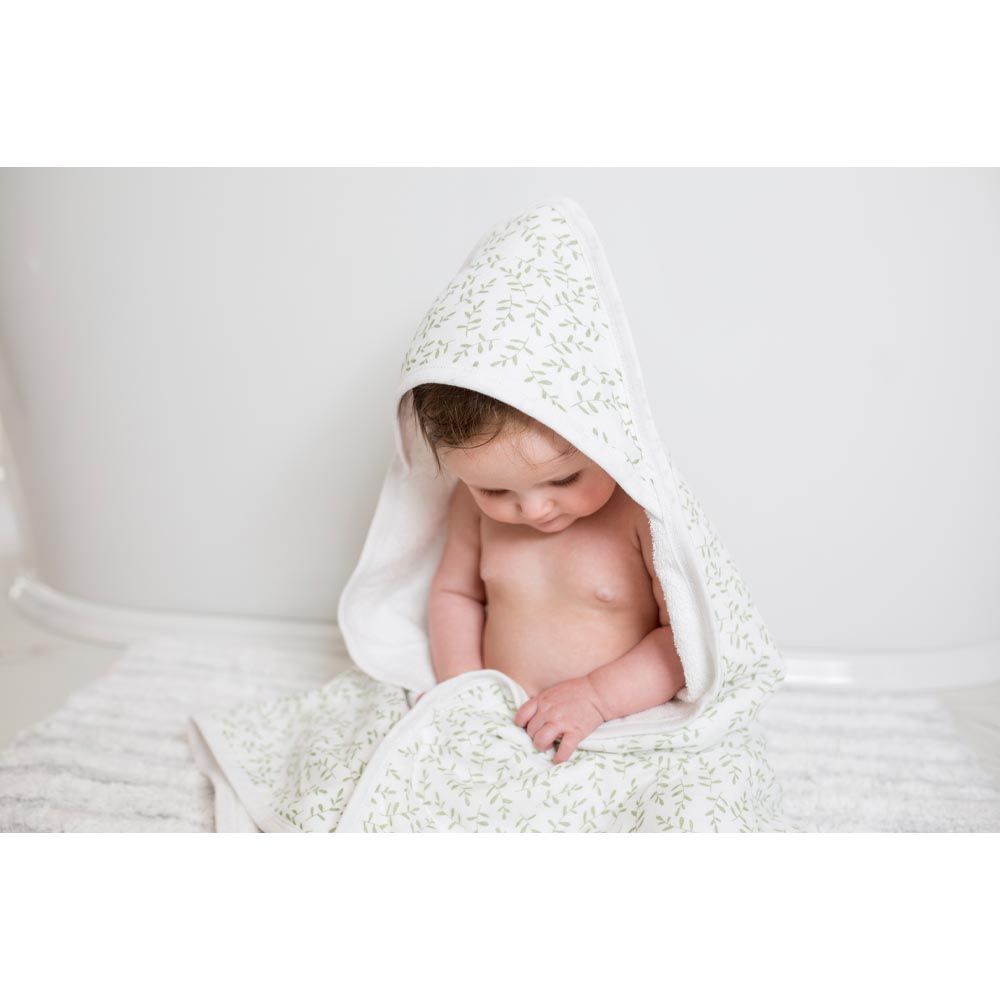 Lulujo - Hooded Towel - Greenery