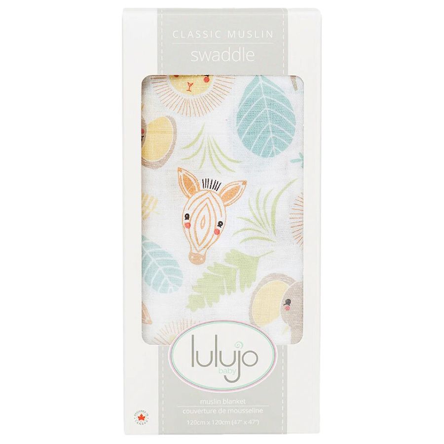 Lulujo - Muslin Swaddle - Jungle