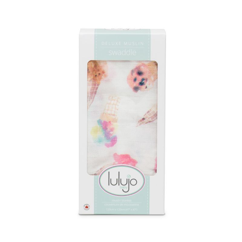 Lulujo - Bamboo Swaddle - Ice Cream