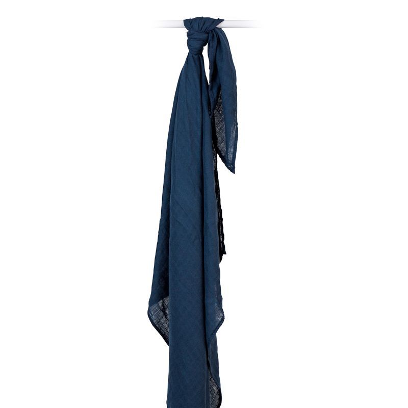 Lulujo - Bamboo Swaddle - Navy