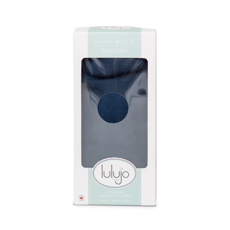 Lulujo - Bamboo Swaddle - Navy