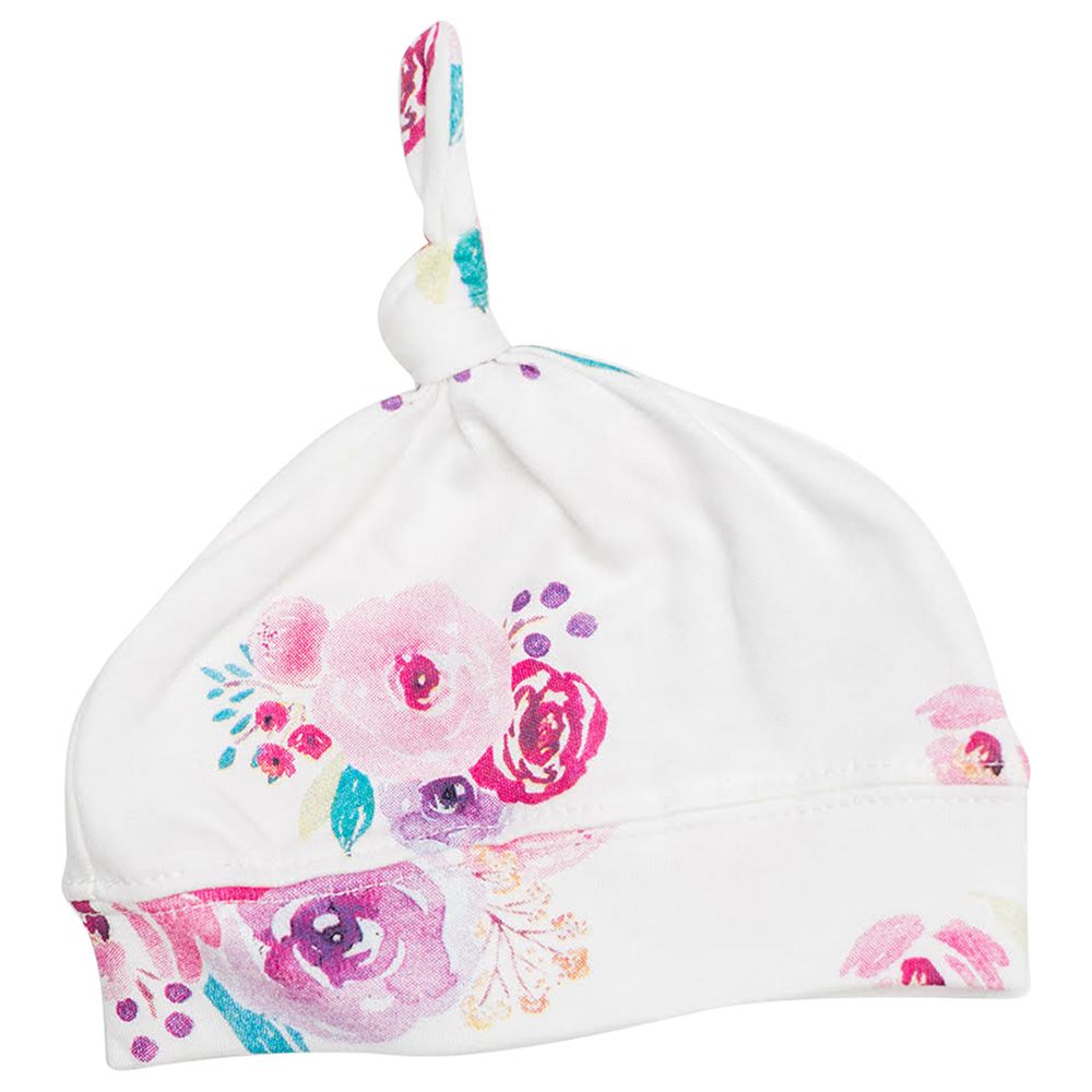 Lulujo - Bamboo Top Knot Hat - Posies