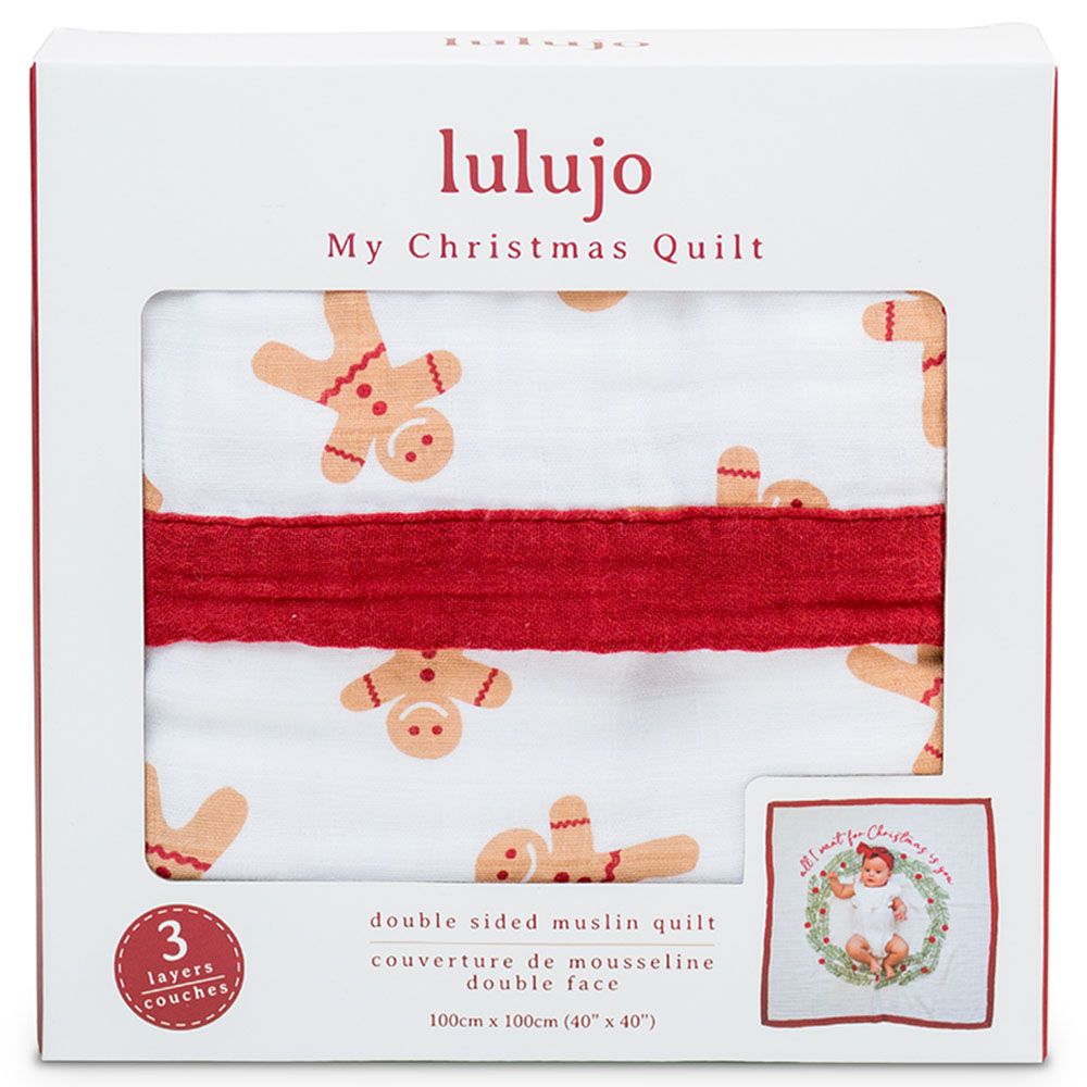 lulujo - My First Christmas Quilt - Gingerbread Man