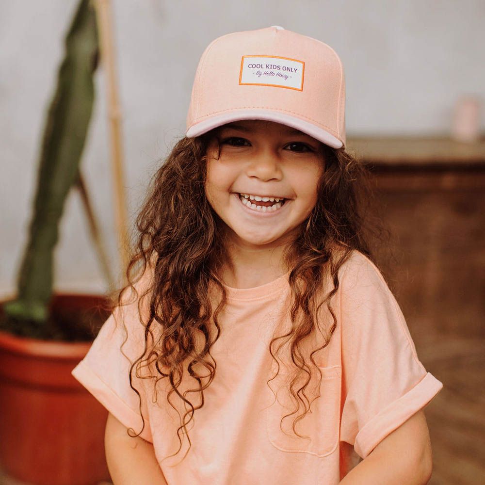 Hello Hossy - Mini Coral Round Cap