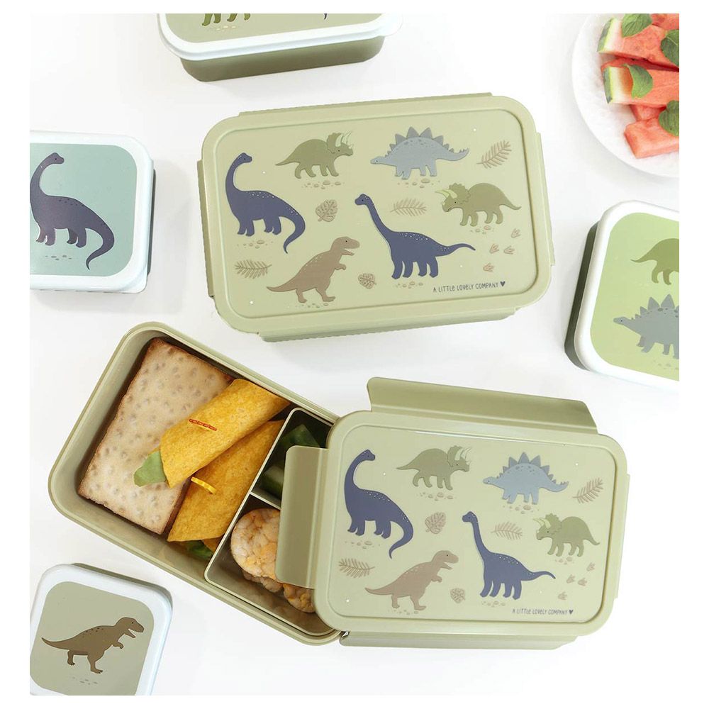 A Little Lovely Company - Bento Lunch Box - Dinosaurs