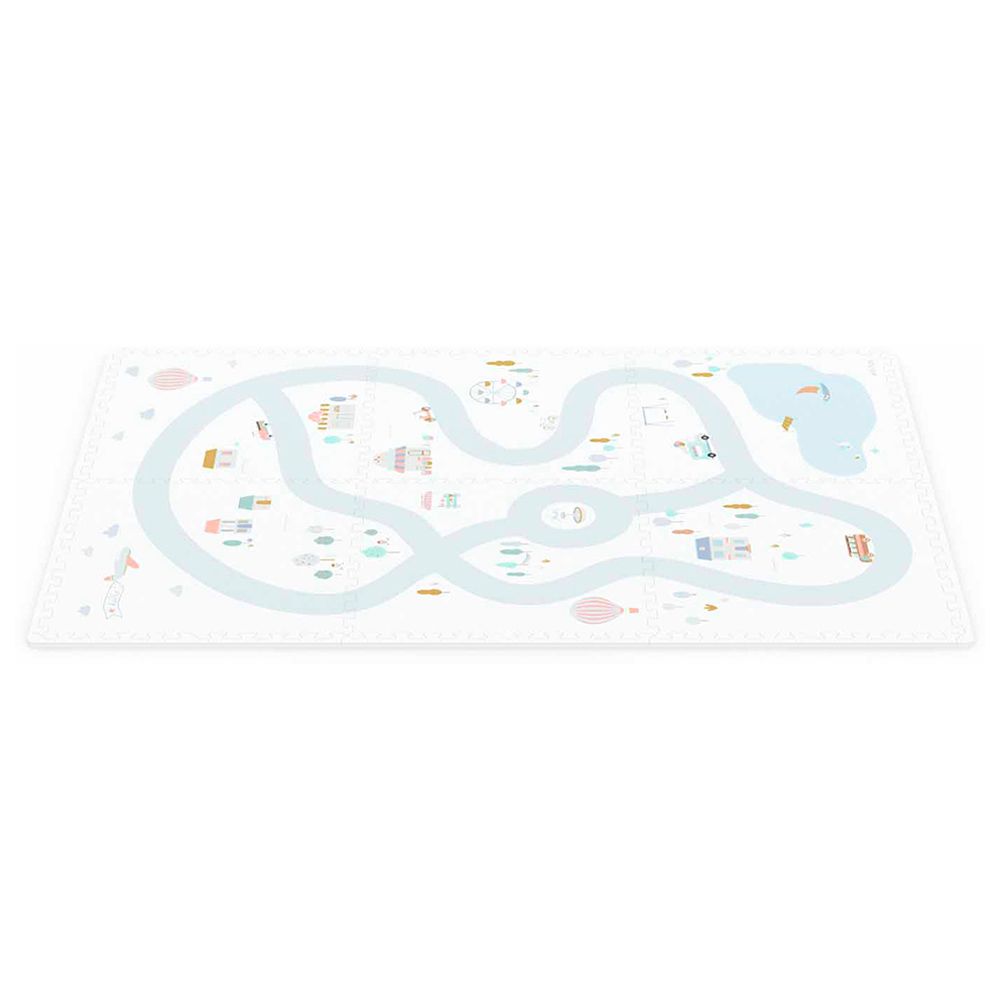 Play & Go - EVA Puzzlemat - The Village/Icons - 120x180 cm