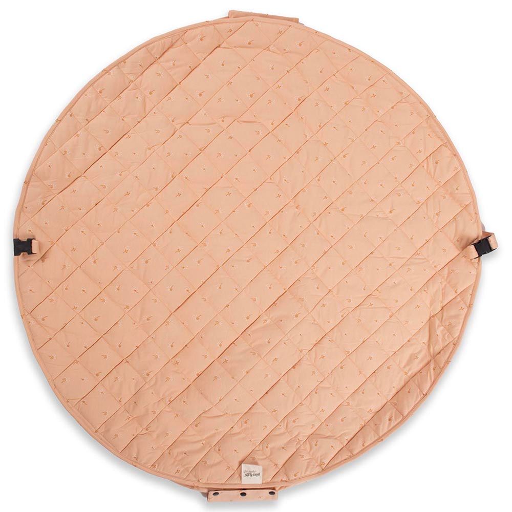 Play & Go - Organic 3-in-1 Soft Baby Mat - Fleuri