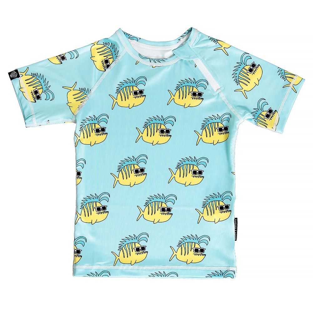 Beach & Bandits - Funky Fish Tee - Blue