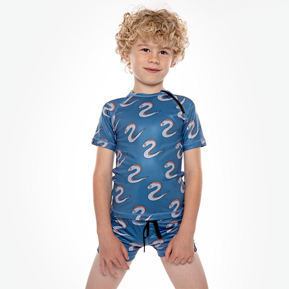 Beach & Bandits - Electric Eel Tee - Blue