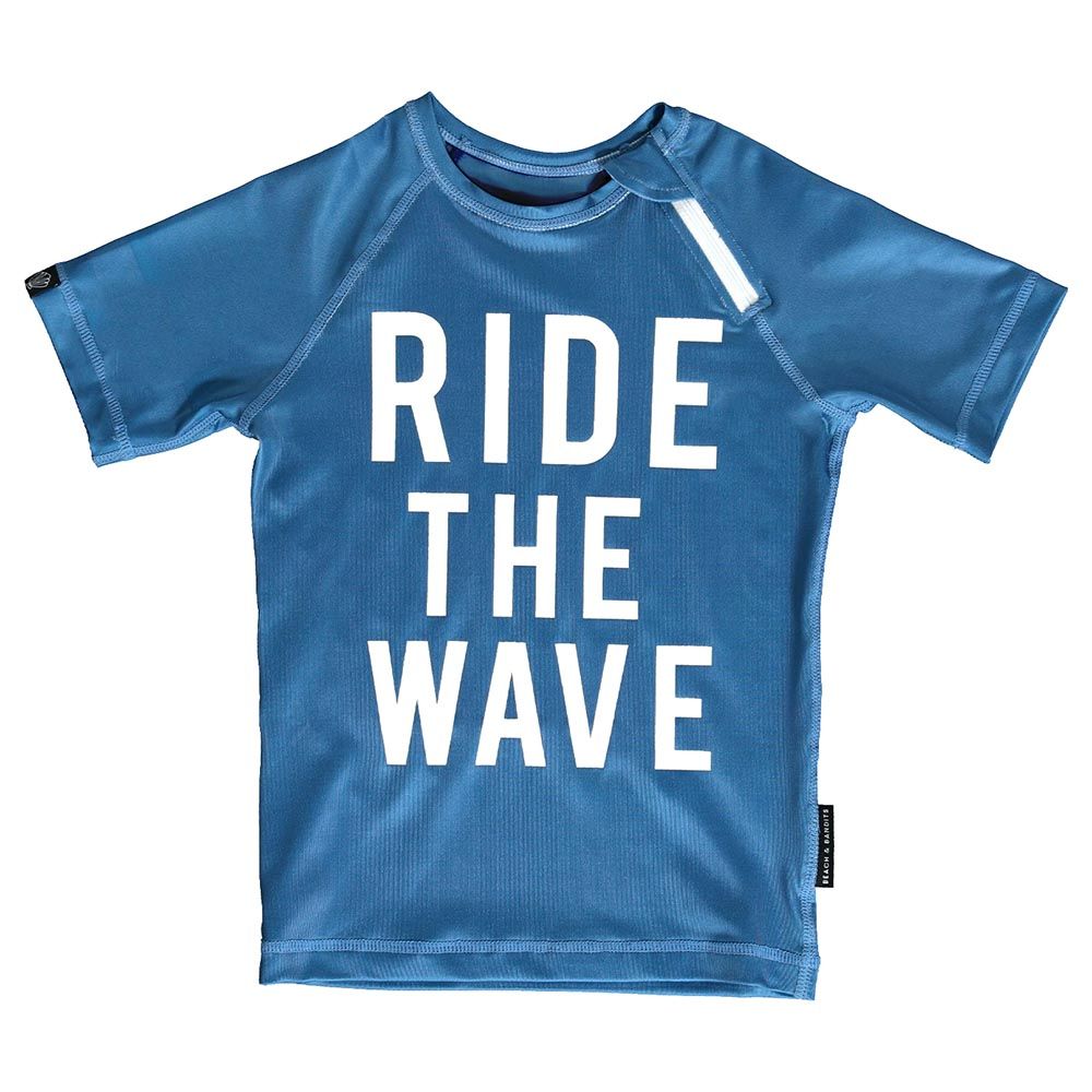 Beach & Bandits - Ride The Wave Tee - Blue