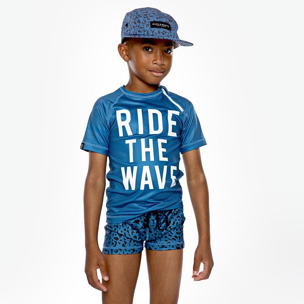 Beach & Bandits - Ride The Wave Tee - Blue